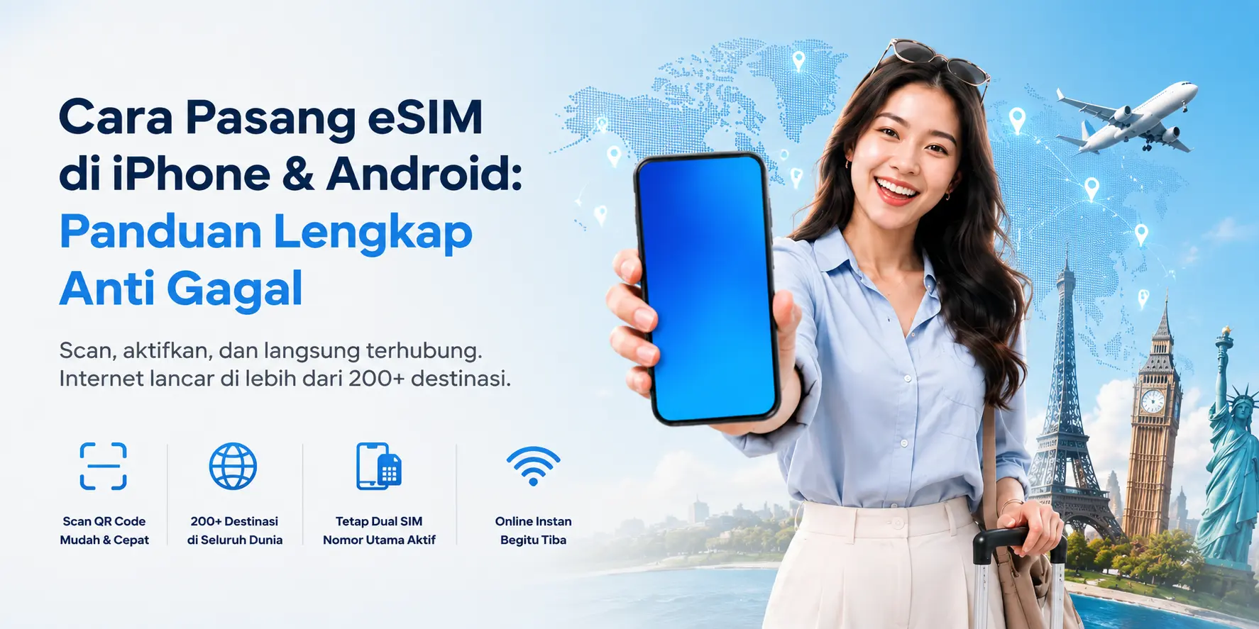 Cara Pasang eSIM di iPhone & Android Anti Gagal