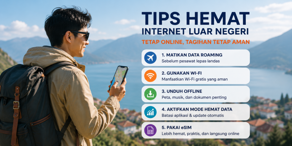Tips Hemat Internet Luar Negeri Anti Boros Kuota