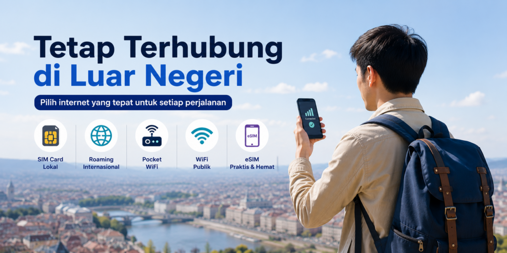 Cara tetap terhubung internet